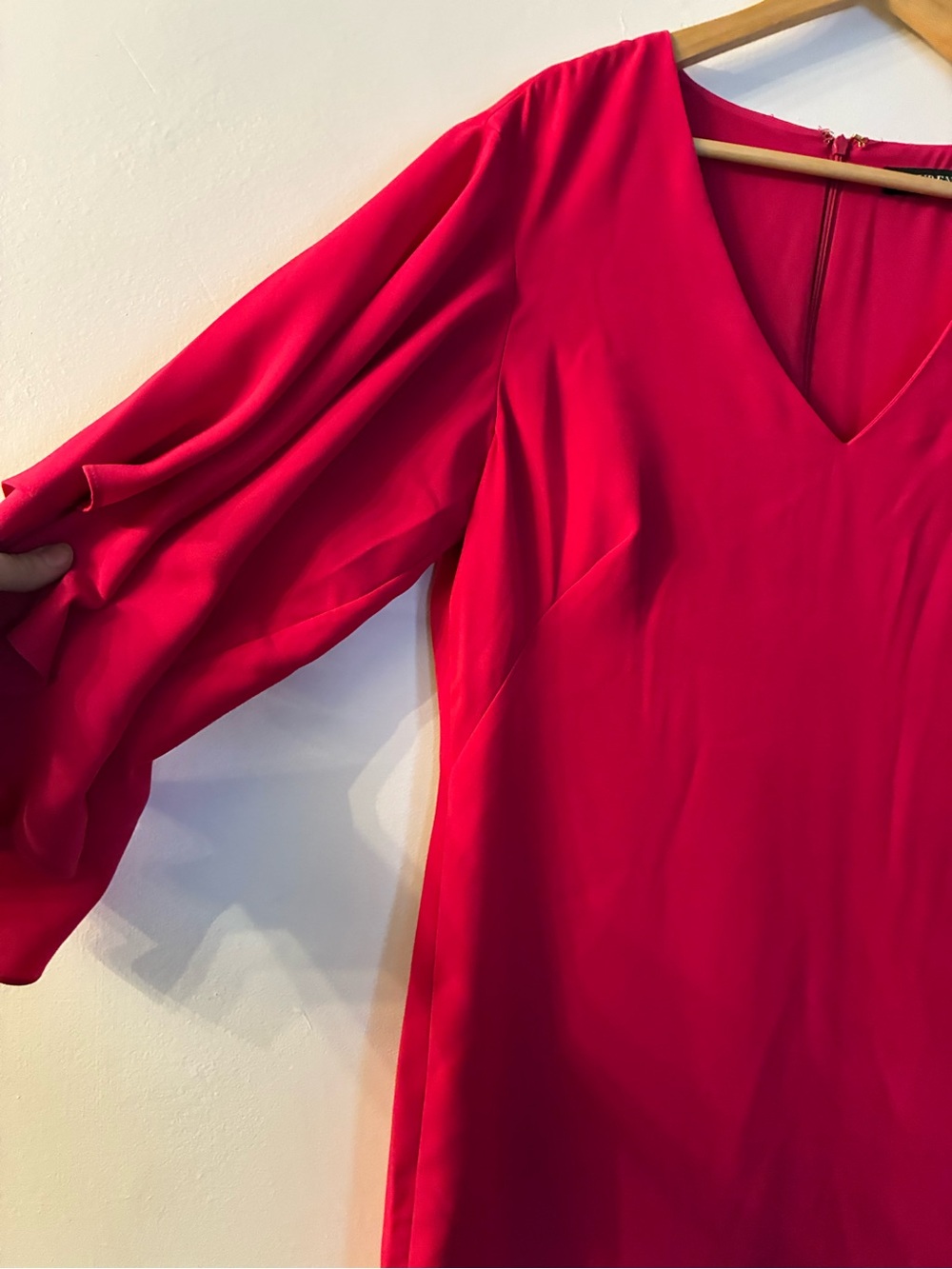 Ralph Lauren Pink Flutter Sleeve Shift Dress |Resort Vacation Wedding Guest 12 - Picture 4 of 10